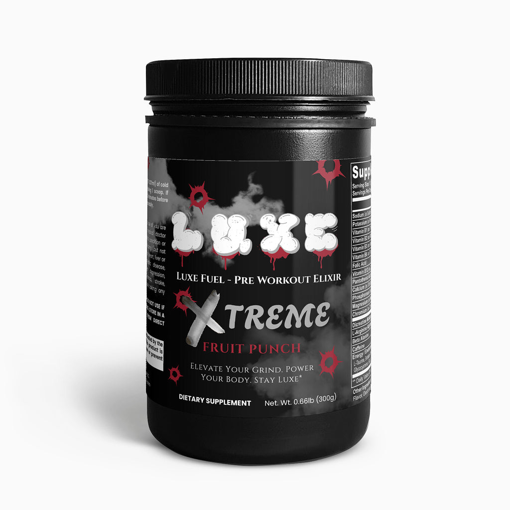 LUXE Fuel Pre Workout Elixir (Fruit Punch)