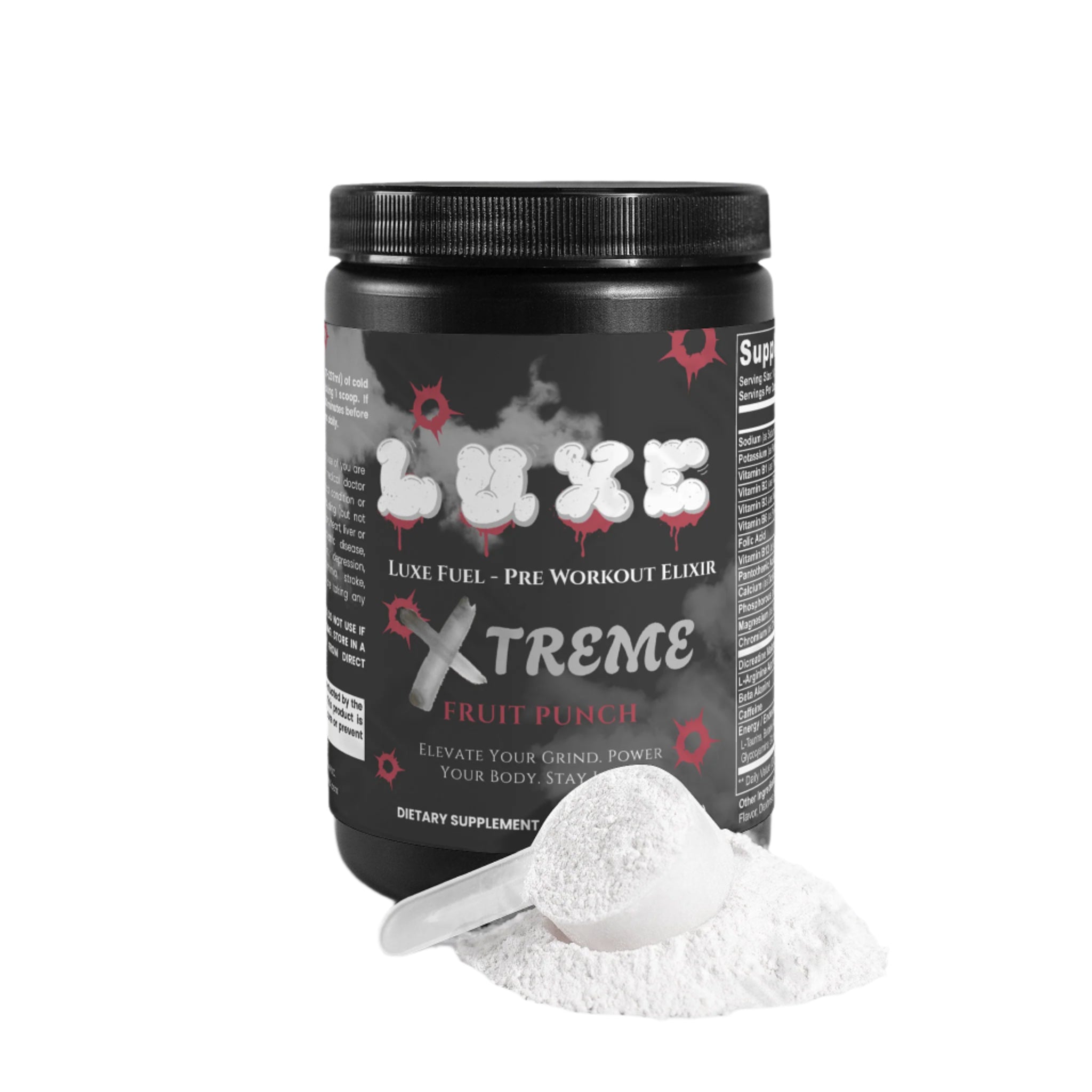 LUXE Fuel Pre Workout Elixir (Fruit Punch)
